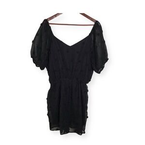 CHIC SOUL Timeless Essence Romper in Black Size 1X.